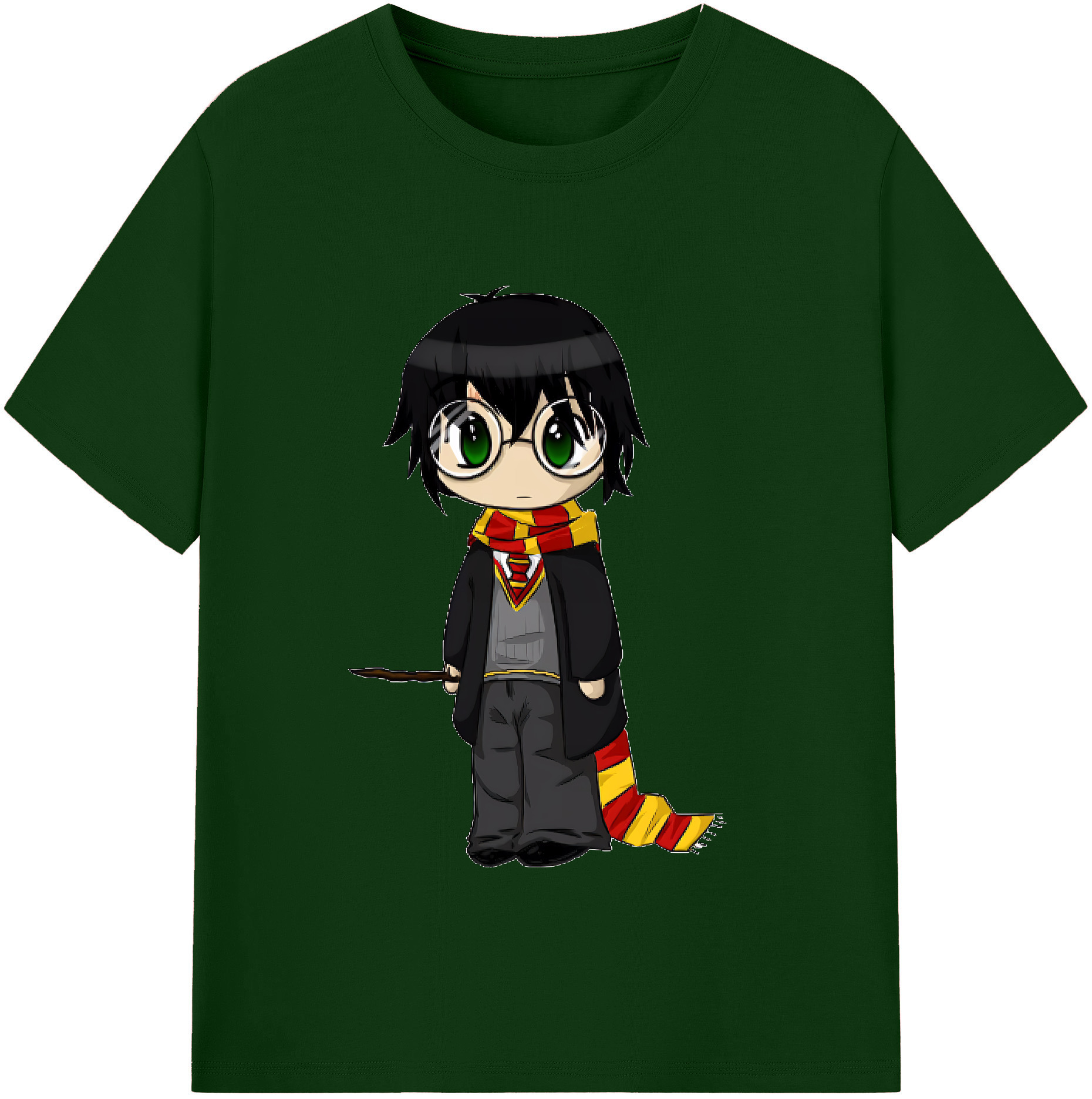 （画像用） Harry Potter ハリー・ポッターシリーズ 綿100％半袖Tシャツ（フロントプリント）